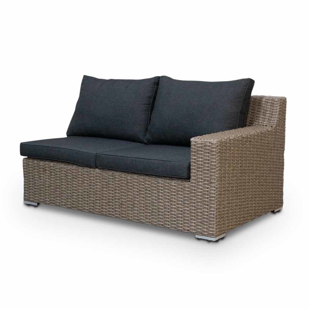 Nashville luxe hoek loungeset incl. Nola stoel 5-delig | 255x255cm | New Kobo