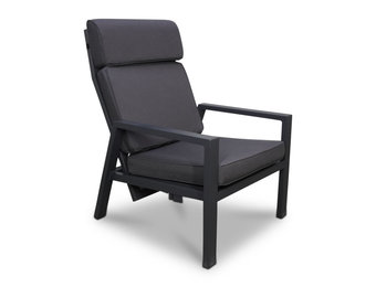 Palazzo loungestoel tuin verstelbaar | aluminium | antraciet