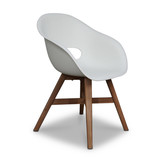 Norwich/Karlstad wit dining tuinset | 6 personen | betonlook + kunststof | 250cm