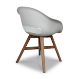 Norwich/Karlstad wit dining tuinset | 6 personen | betonlook + kunststof | 250cm