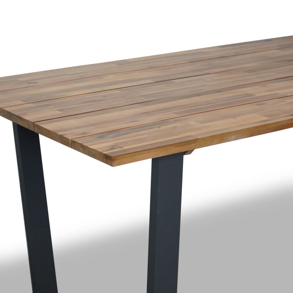 Sunbury dining tuintafel | aluminium + hardhout | 240x100cm