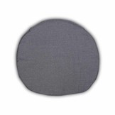 Karlstad dining tuinstoel met kussen | kunststof + hardhout | zwart