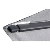 Challenger T² zweefparasol - premium doek | 300x300cm met Modena parasolvoet 90kg | Manhattan