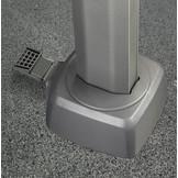 Challenger T² zweefparasol - premium doek | 300x300cm met Modena parasolvoet 90kg | Manhattan