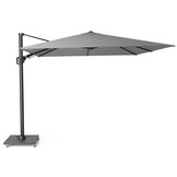 Challenger T² zweefparasol - premium doek | 300x300cm met Modena parasolvoet 90kg | Manhattan