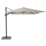 Challenger T² zweefparasol - premium doek | 350x260cm met Modena parasolvoet 120kg | Manhattan