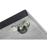 Challenger T² zweefparasol | Ø350cm rond met Modena parasolvoet 120kg | Light grey