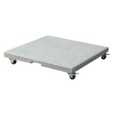 Voyager T² zweefparasol | 270x270cm met Modena parasolvoet 90kg | Light Grey