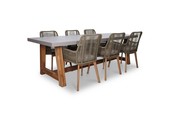 Veltis/Padua dining tuinset | 6 personen | betonlook | 250cm