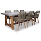BUITEN living Veltis/Padua dining tuinset | 6 personen | betonlook | 250cm