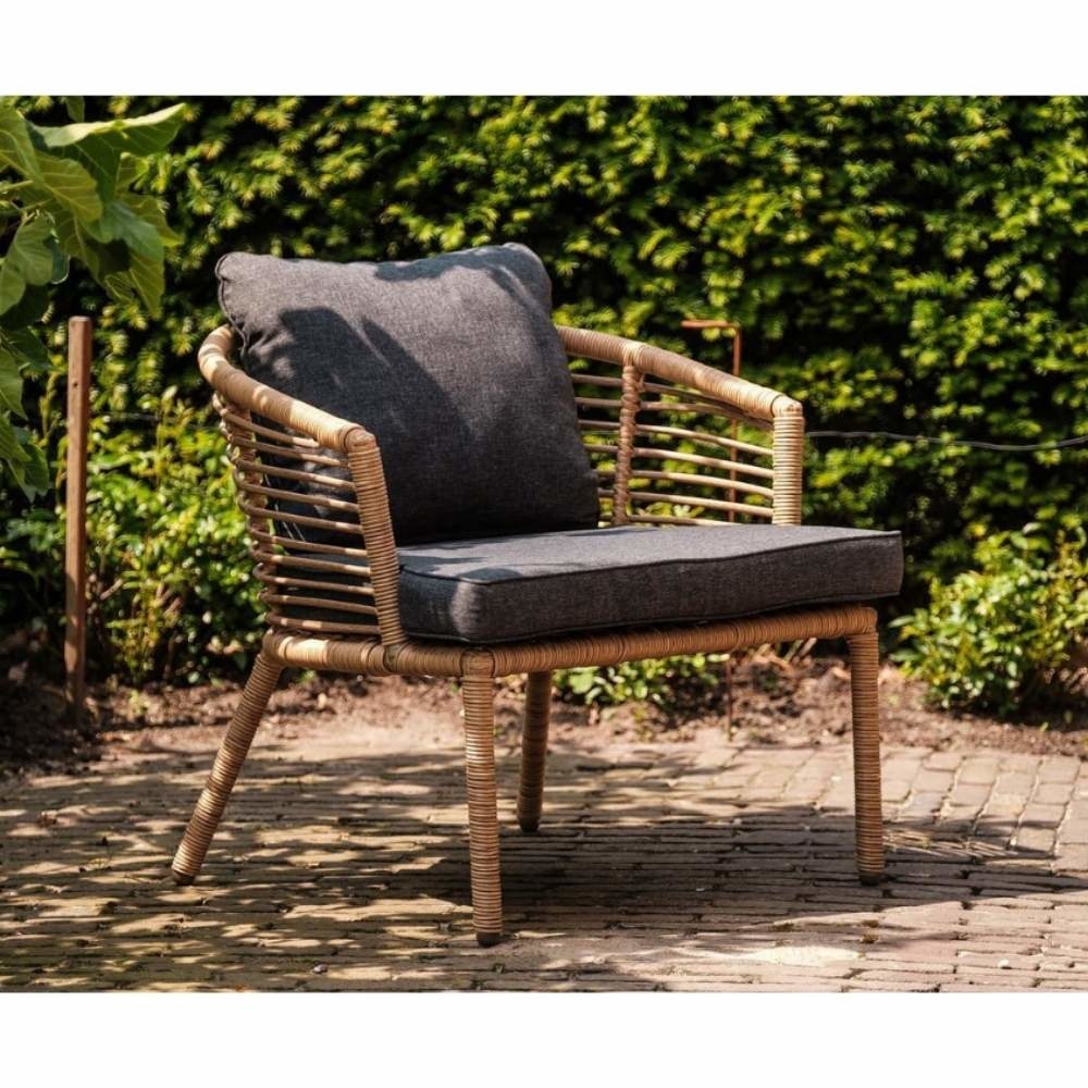 Logan loungestoel | wicker | Bamboo
