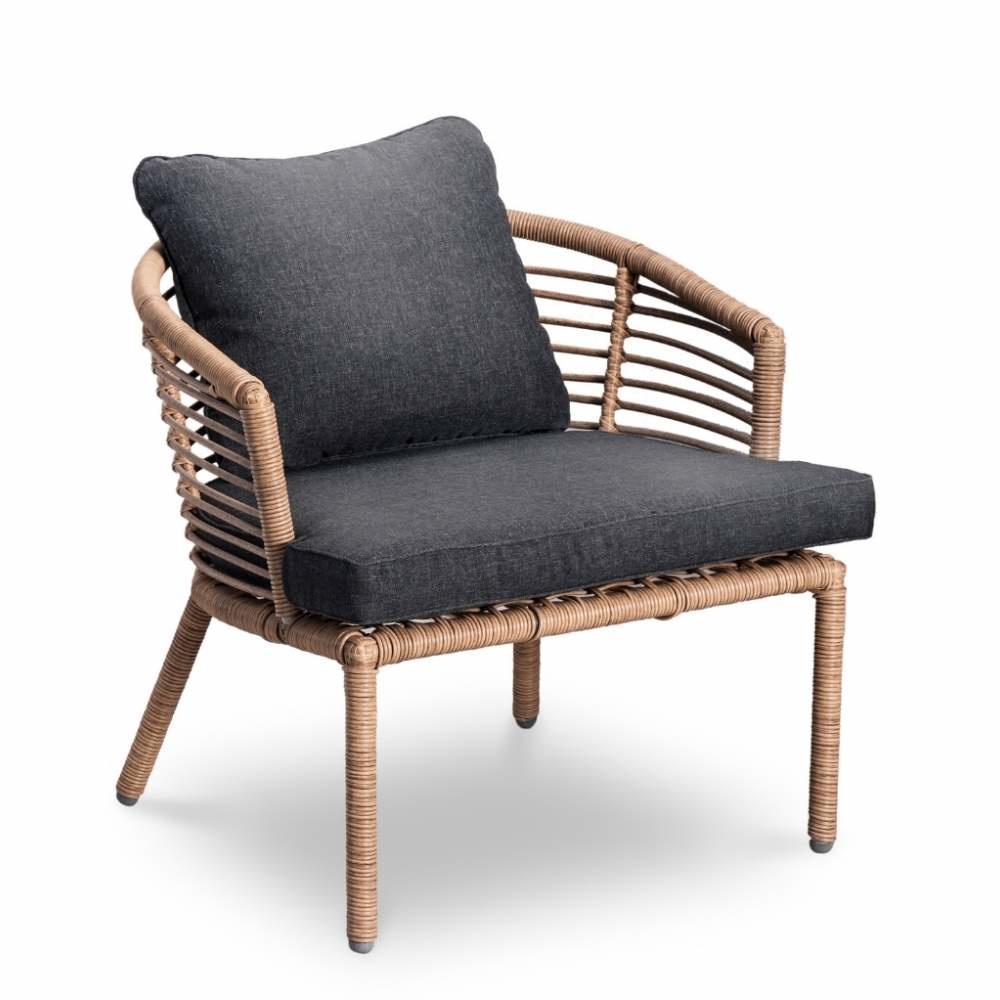 Logan balkonset 3-delig | wicker + hardhout | Bamboo
