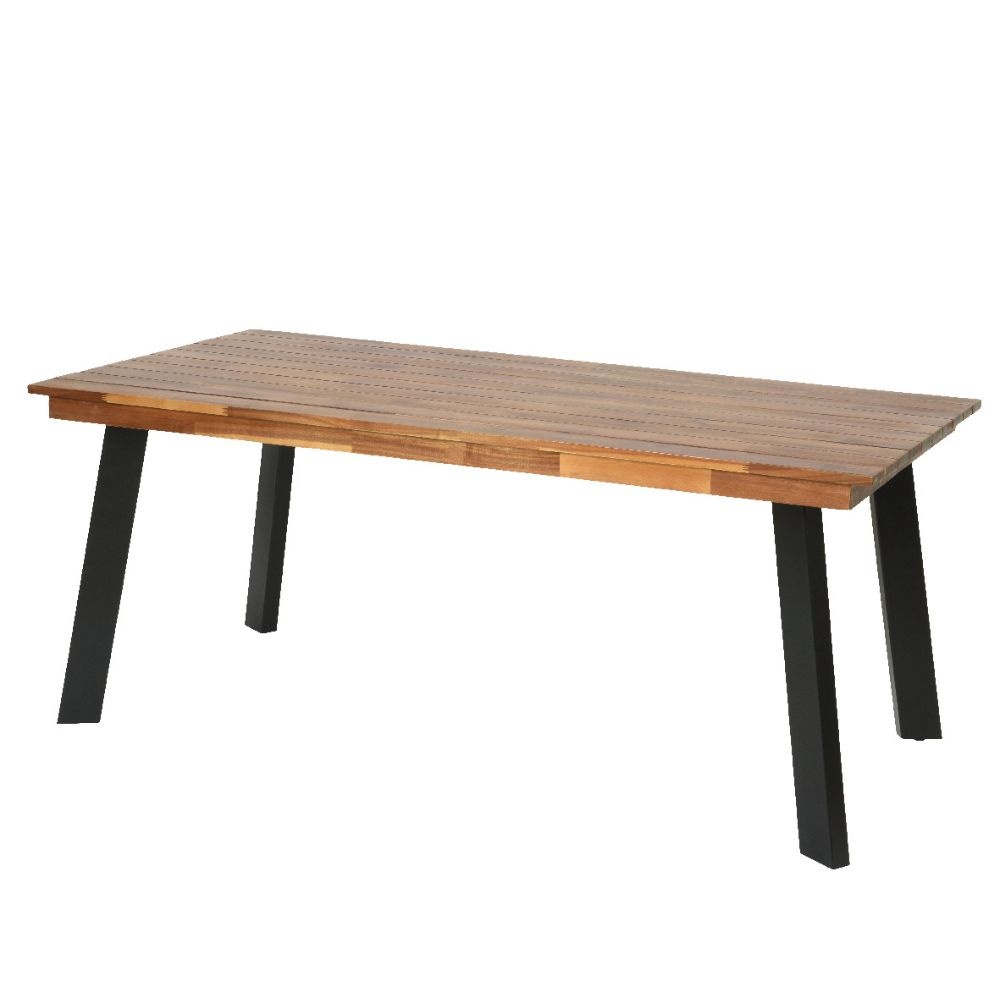 Poznan dining tuintafel | hardhout | kleur | 180x76 cm