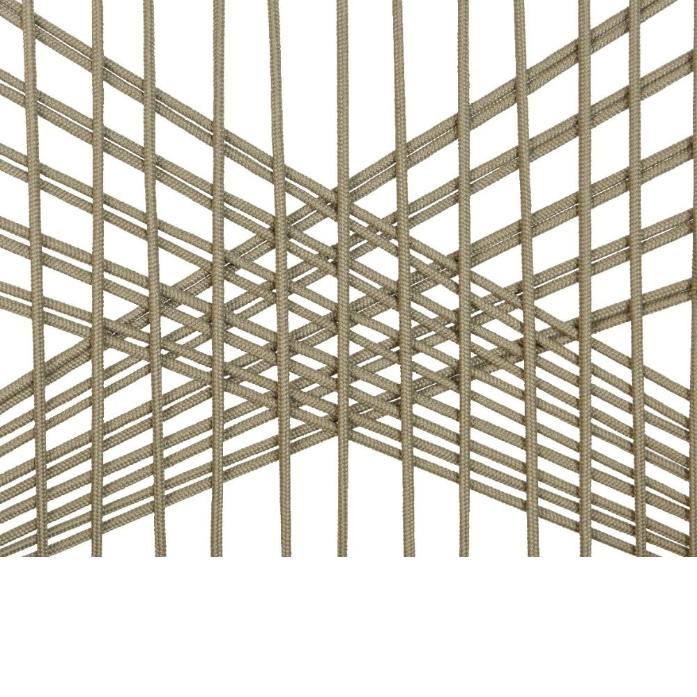 Seville dining tuinstoel | hardhout + touw | zand