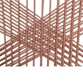 Seville dining tuinstoel stapelbaar | touw + staal | terra