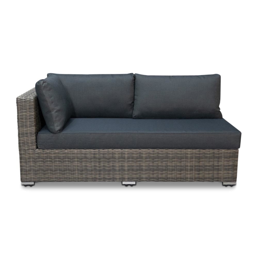 Miami hoek loungeset incl. tussenmodule 5-delig | wicker | 320x250cm | Kobo Grey