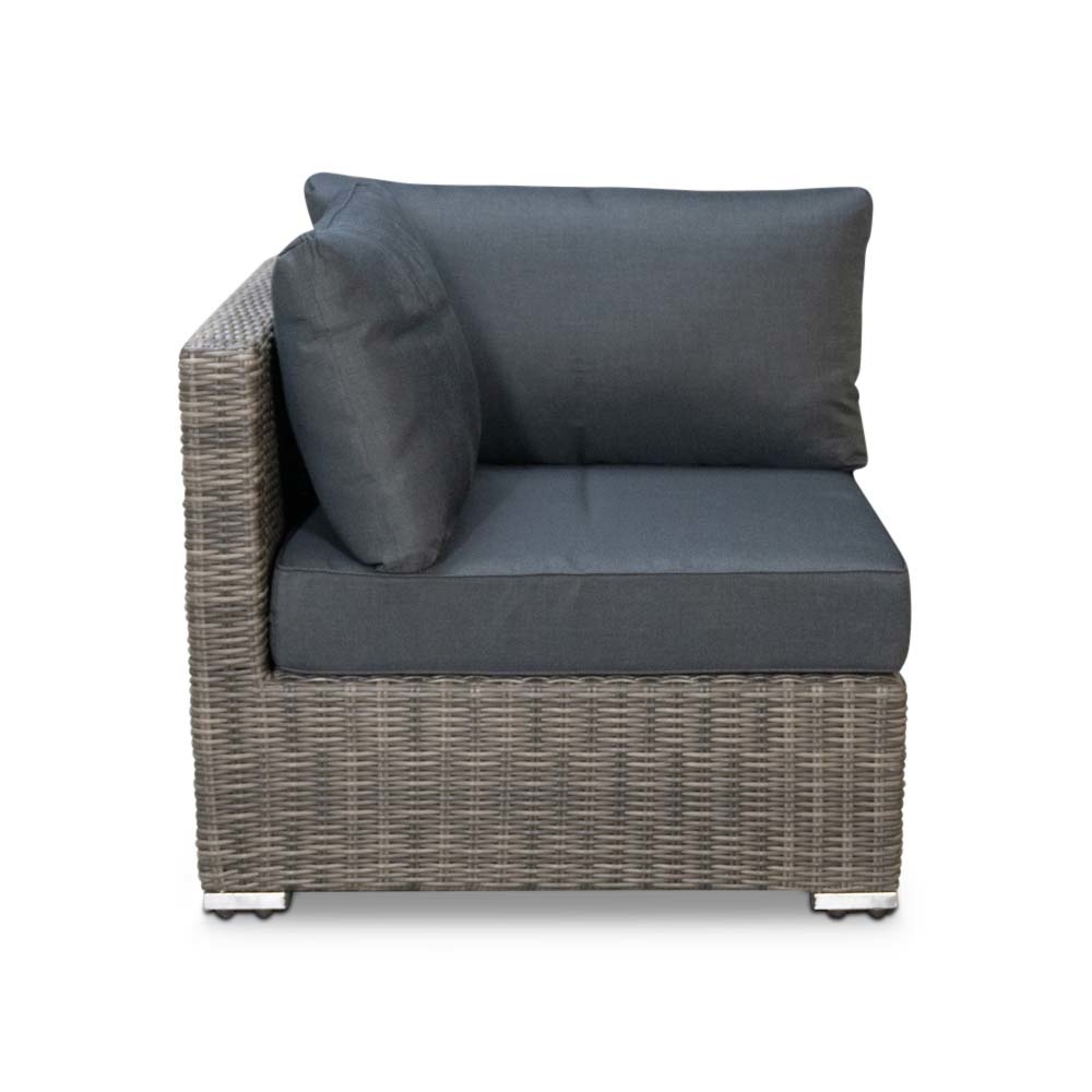 Miami hoek loungeset incl. tussenmodule 5-delig | wicker | 320x250cm | Kobo Grey