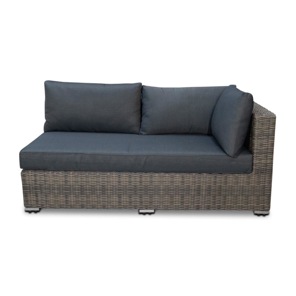 Miami hoek loungeset incl. tussenmodule 5-delig | wicker | 320x250cm | Kobo Grey