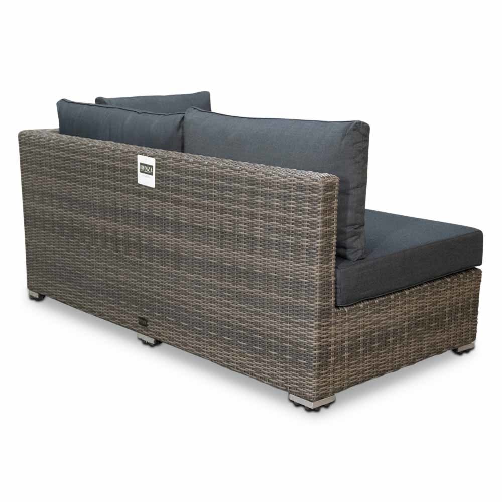 Miami hoek loungeset incl. tussenmodule 5-delig | wicker | 320x250cm | Kobo Grey