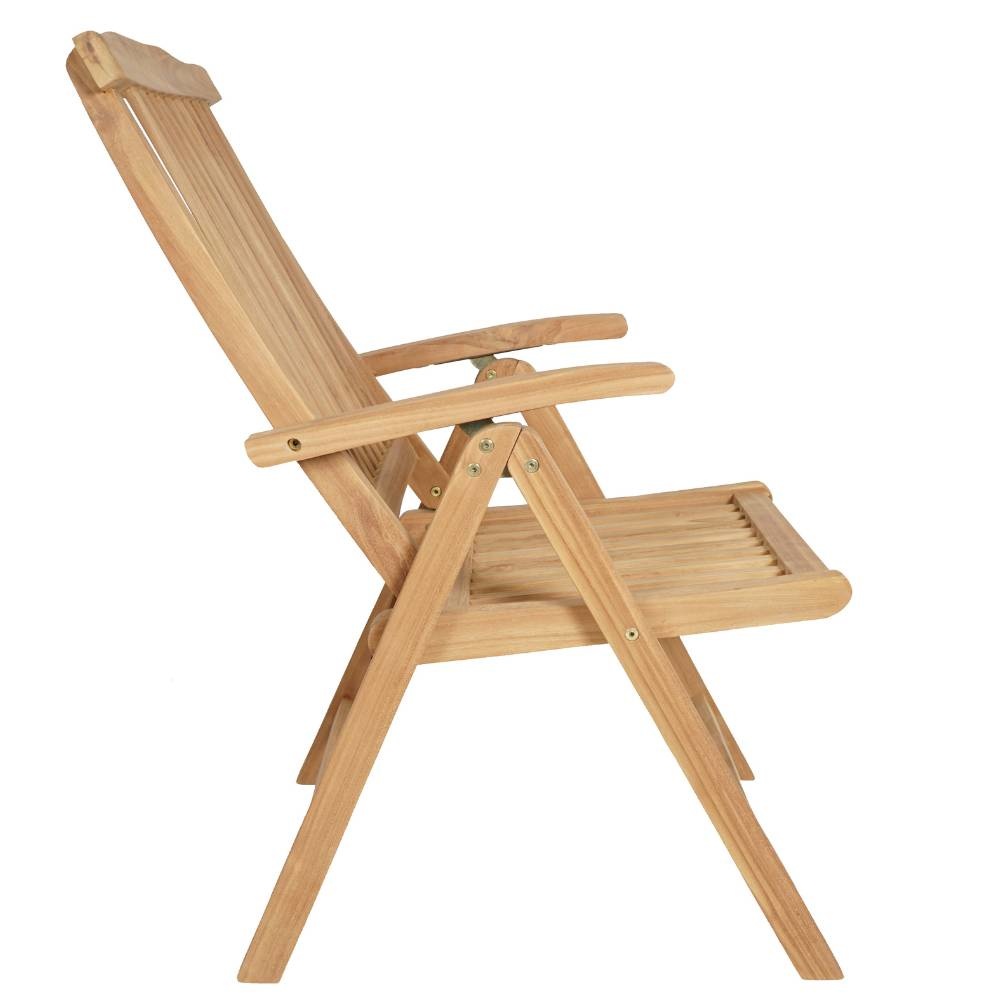 Prestige dining tuinstoel verstelbaar | teakhout | Natural Teak