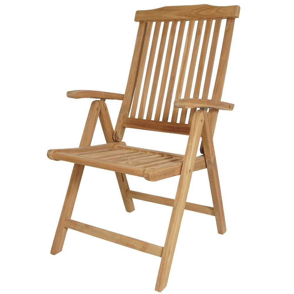 Prestige dining tuinstoel verstelbaar | teakhout | Natural Teak