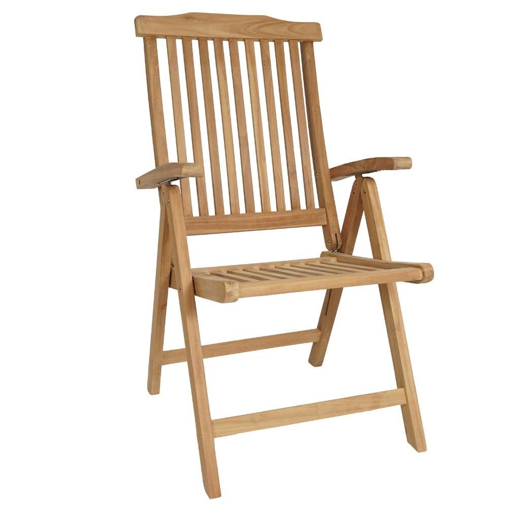 Prestige dining tuinstoel verstelbaar | teakhout | Natural Teak