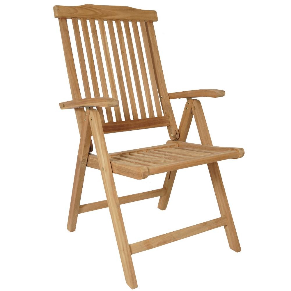 Prestige dining tuinstoel | teakhout | verstelbaar | Natural Teak
