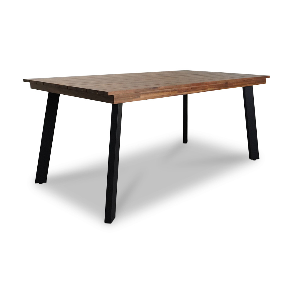 Poznan/Seville terra dining tuinset 5-delig | hardhout + touw | 180cm