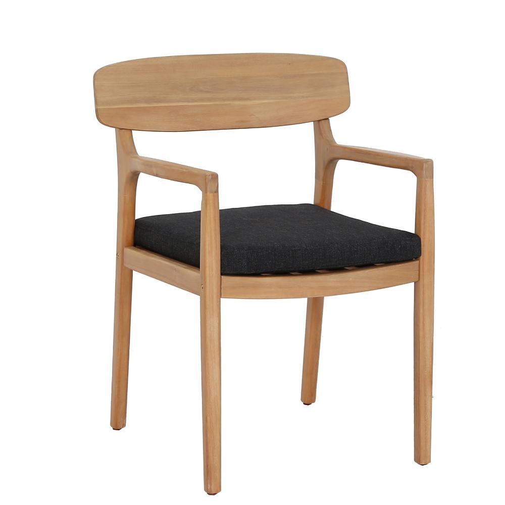 Nancy/Rixos dining tuinset 5-delig | betonlook + hardhout | 135cm