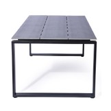 Helsinki dining tuintafel 6 personen | polywood + aluminium | Grey | 210cm