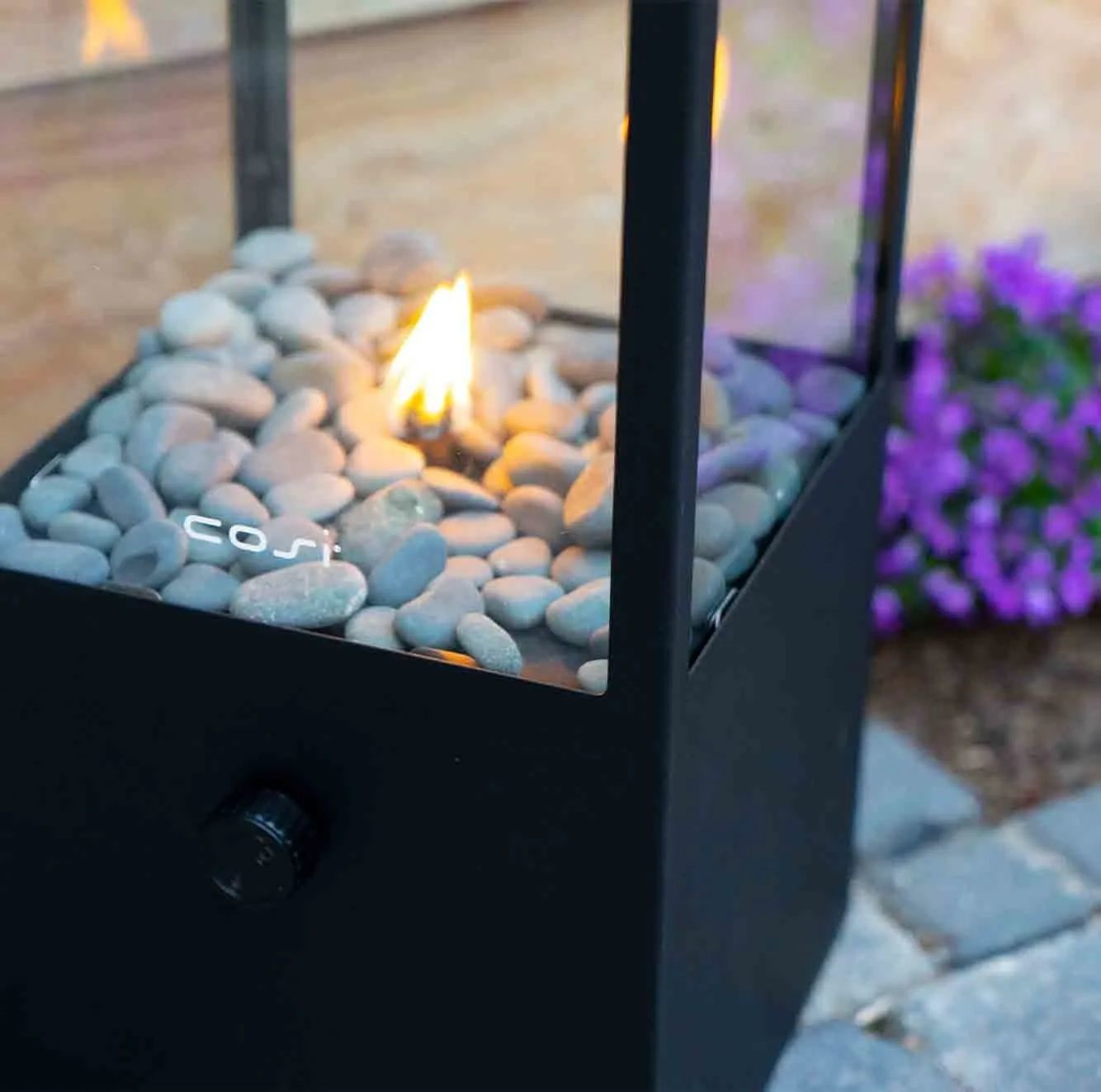 Cosiscoop gaslantaarn Dome Black