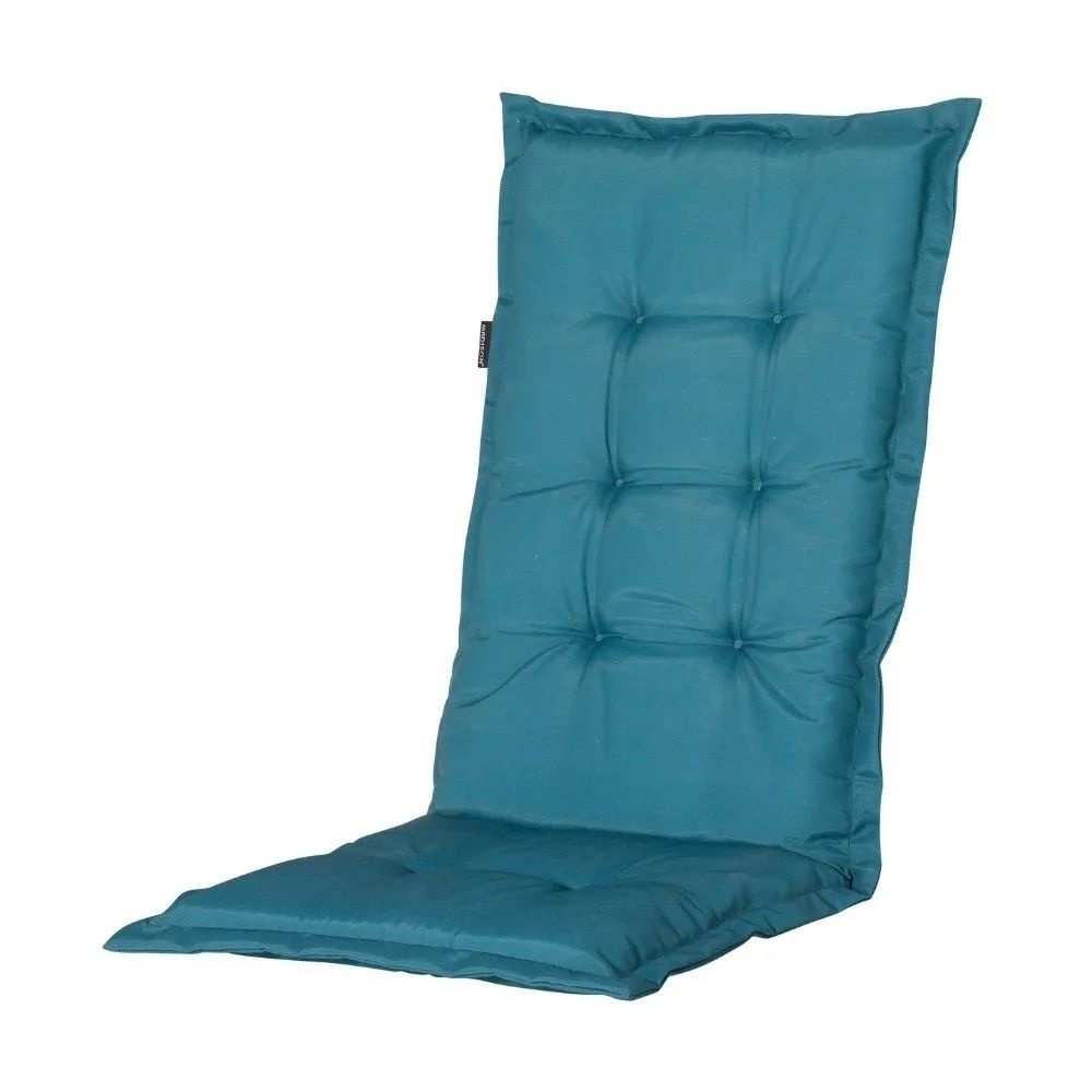 Tuinstoelkussen hoge rug Panama 123x50cm | Sea Blue