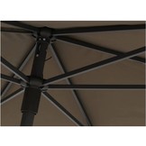 Asymetriq Sideway stokparasol 360x220cm | taupe