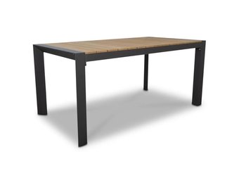 Cortona dining tuintafel 4 personen | polywood + aluminium | Natural Wood | 160cm