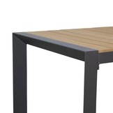 Cortona dining tuintafel 4 personen | polywood + aluminium | Natural Wood | 160cm