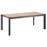 Cortona dining tuintafel 4 personen | polywood + aluminium | Natural Wood | 160cm