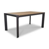 Cortona dining tuintafel 4 personen | polywood + aluminium | Natural Wood | 160cm