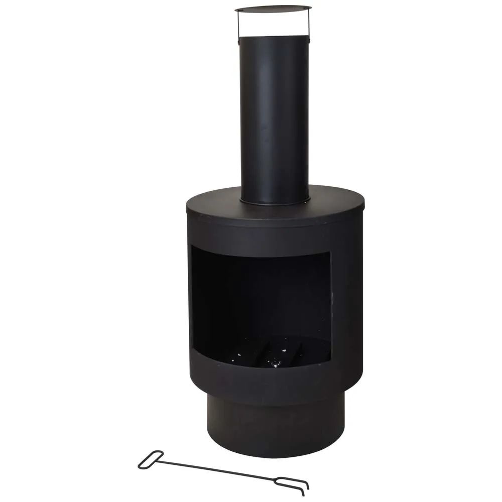 Sfeerhaard metaal 115cm