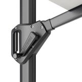 Voyager T¹ zweefparasol | 250x250cm  | grijs