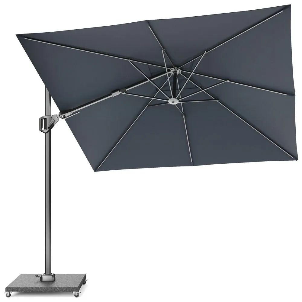 Voyager T² zweefparasol 270x270cm | antraciet