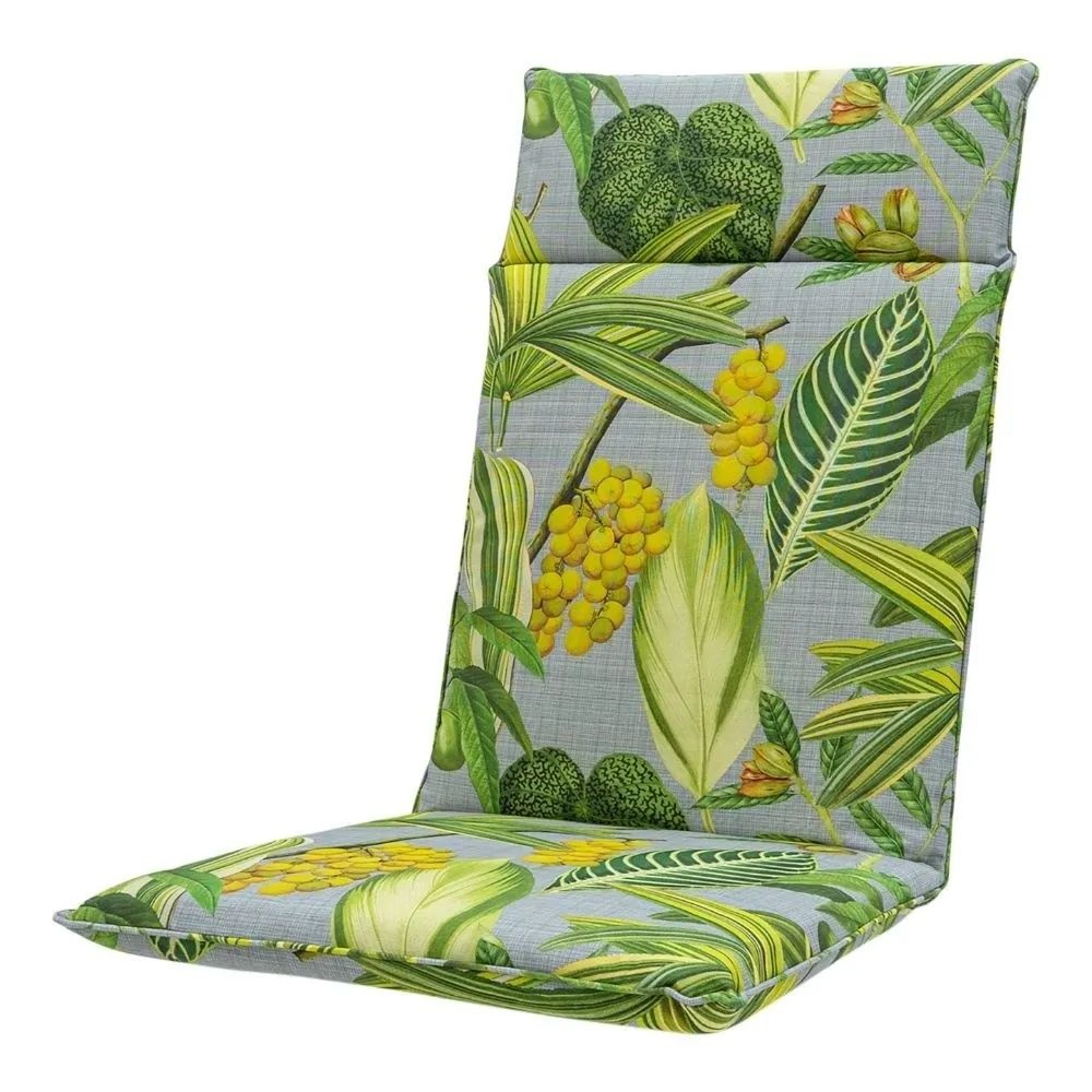 Tuinstoelkussen hoge rug La Grave 120x50cm | grijs