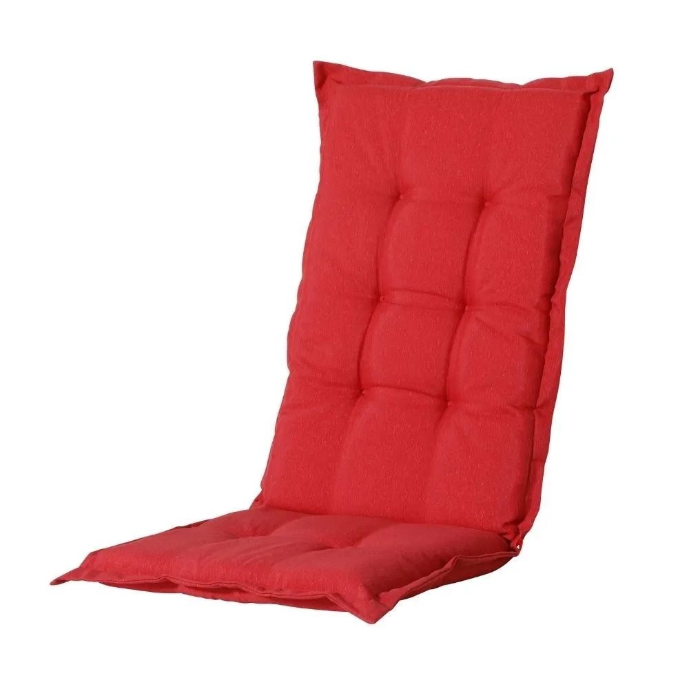 Tuinstoelkussen hoge rug Panama 123x50cm | Brick Red