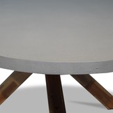 Livorno dining tuintafel 8 personen | polystone + hardhout | betonlook | 280cm