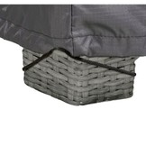 Loungesethoes L-vorm trapeze 270x270x90xH65/90cm