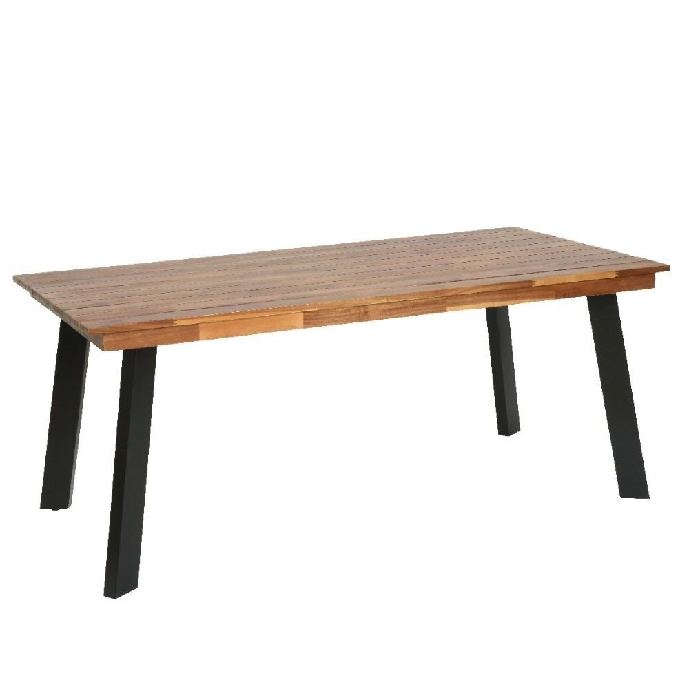 Poznan dining tuintafel | hardhout | kleur | 180x76 cm