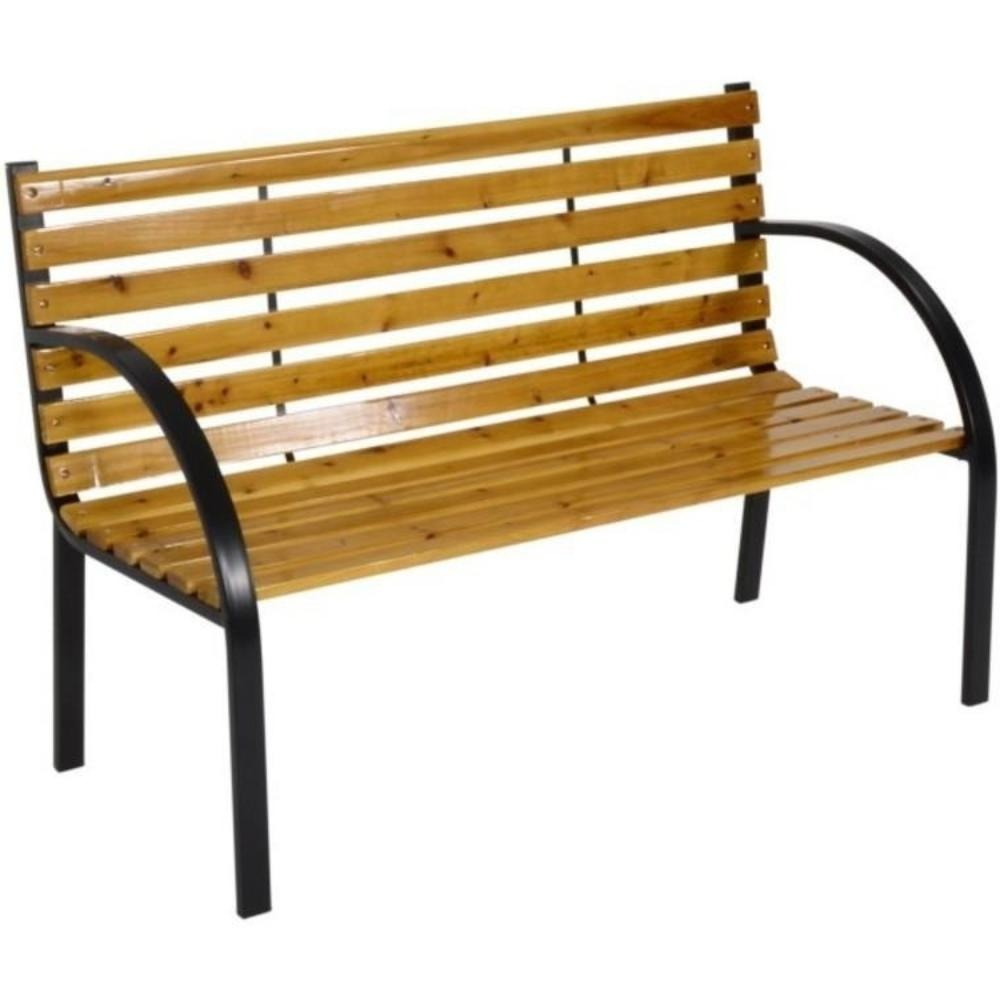 Woodstock tuinbank | hardhout + staal | 120cm