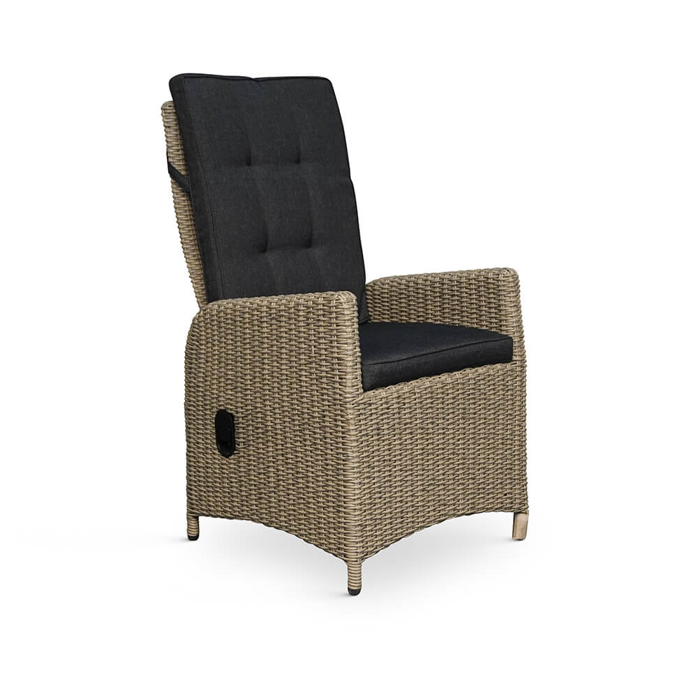 Nantes dining tuinstoel | wicker | Natural Grey