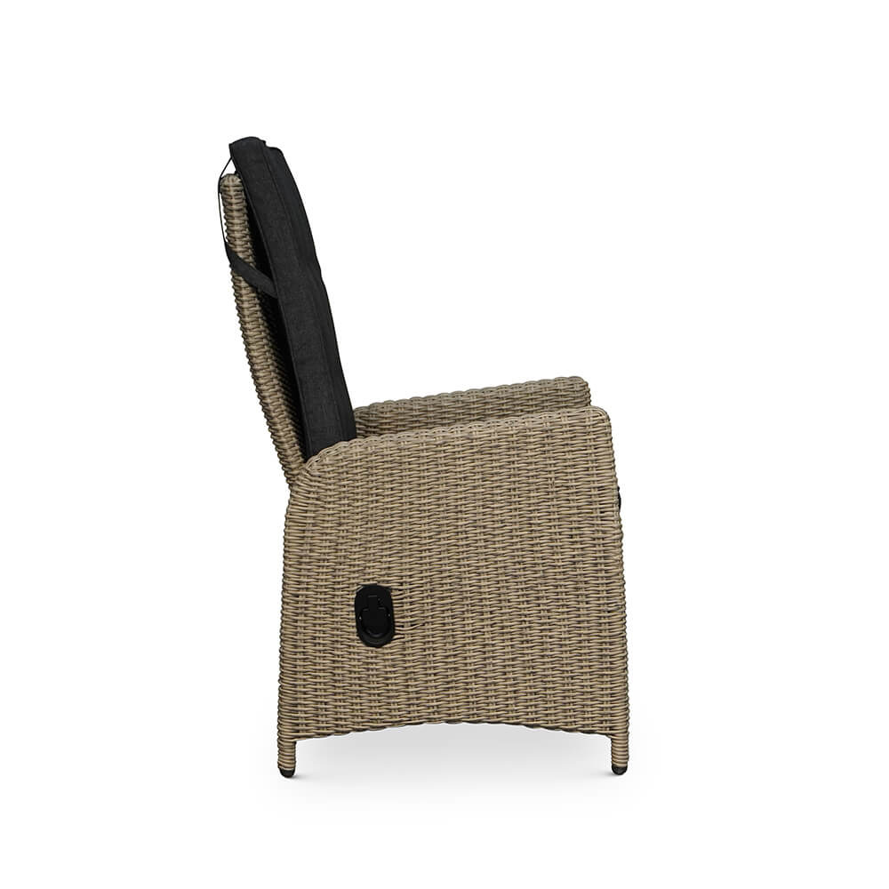Nantes dining tuinstoel | wicker | Natural Grey