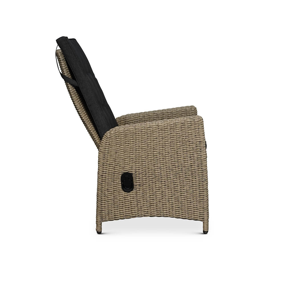 Nantes dining tuinstoel | wicker | Natural Grey