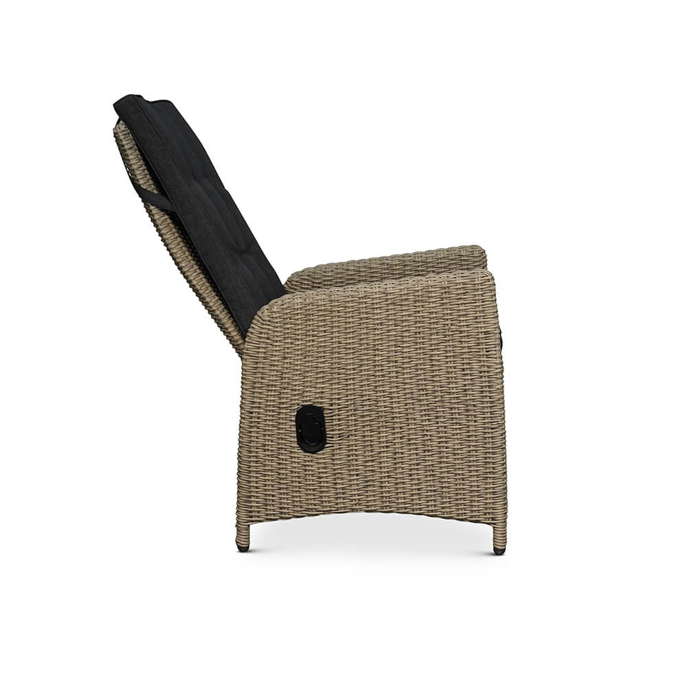 Nantes dining tuinstoel | wicker | Natural Grey